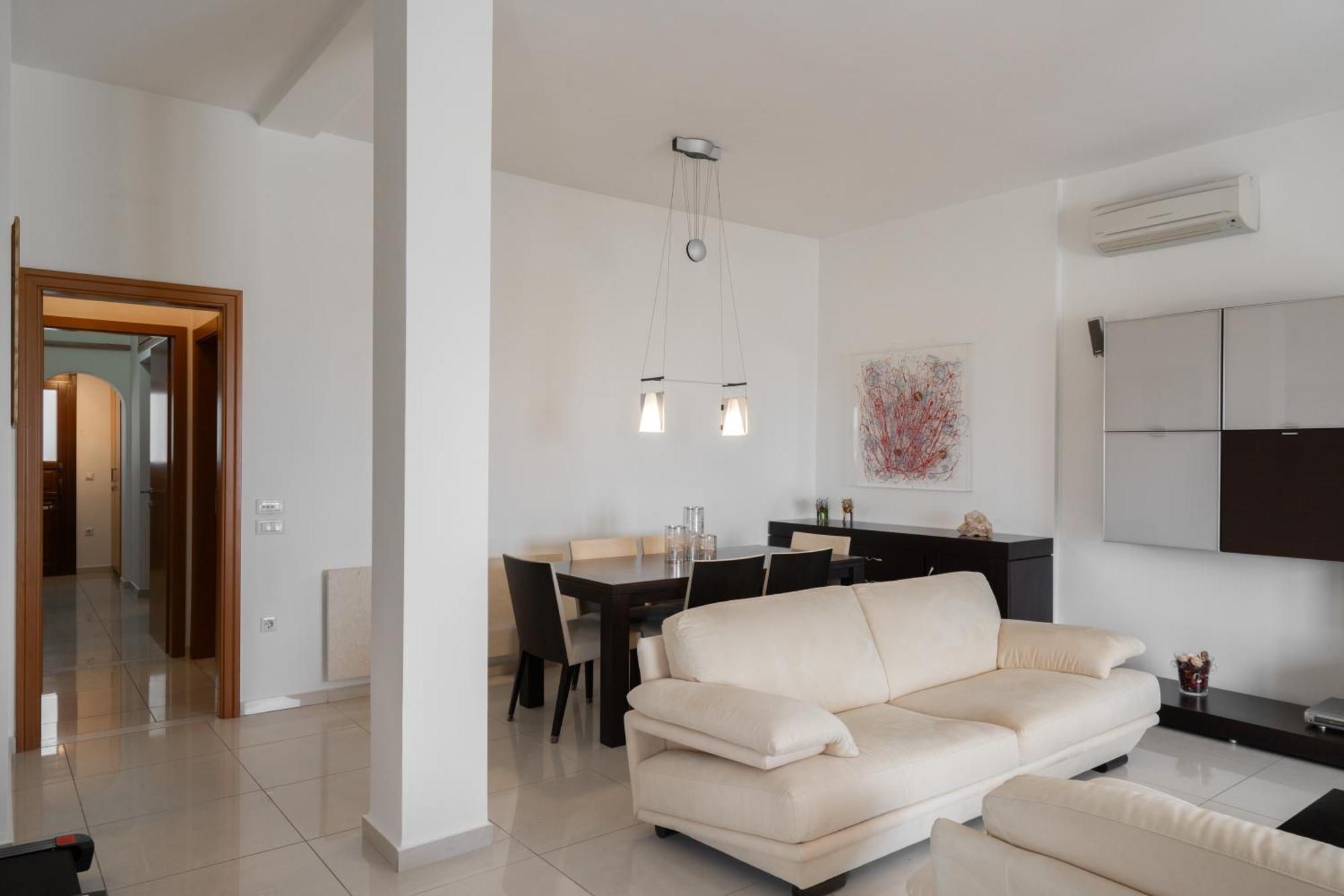 Central Seaview Heven Apartment In Fira  Extérieur photo