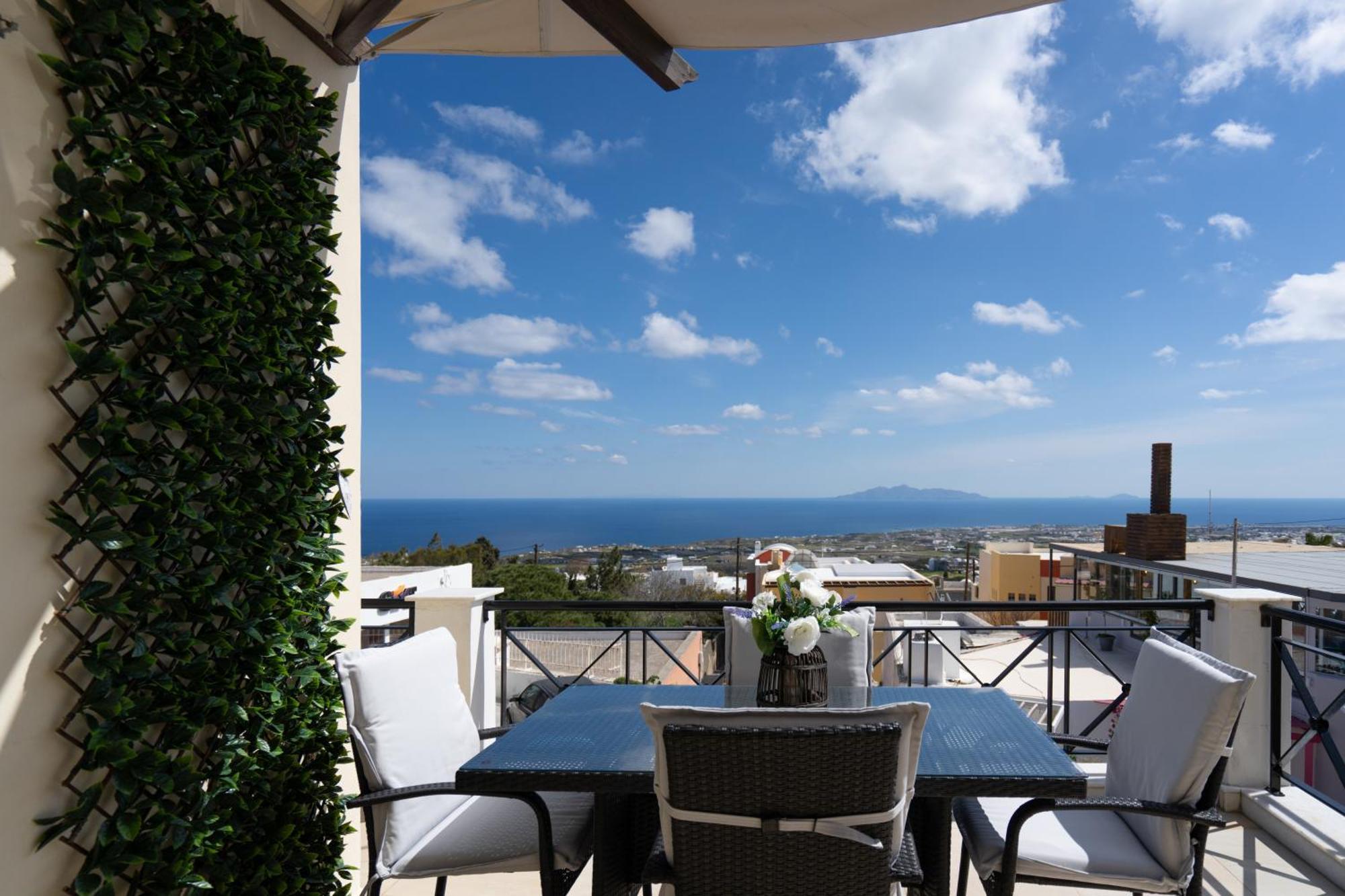 Central Seaview Heven Apartment In Fira  Extérieur photo