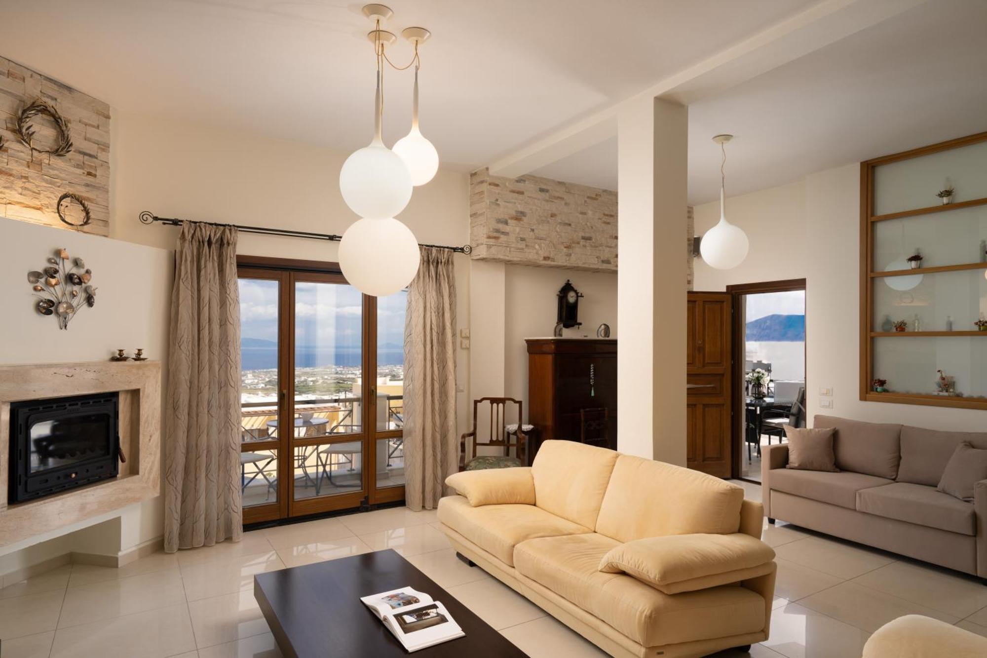 Central Seaview Heven Apartment In Fira  Extérieur photo
