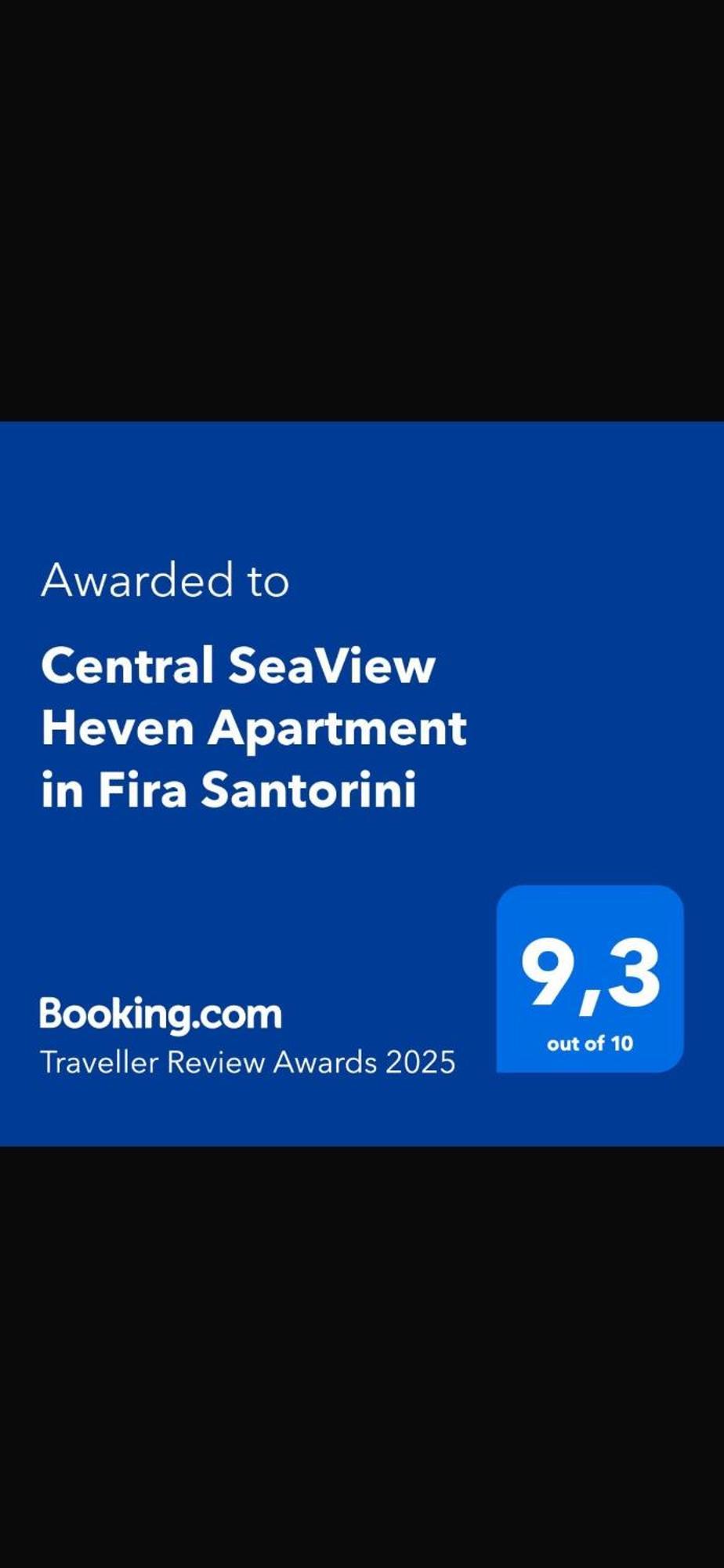 Central Seaview Heven Apartment In Fira  Extérieur photo